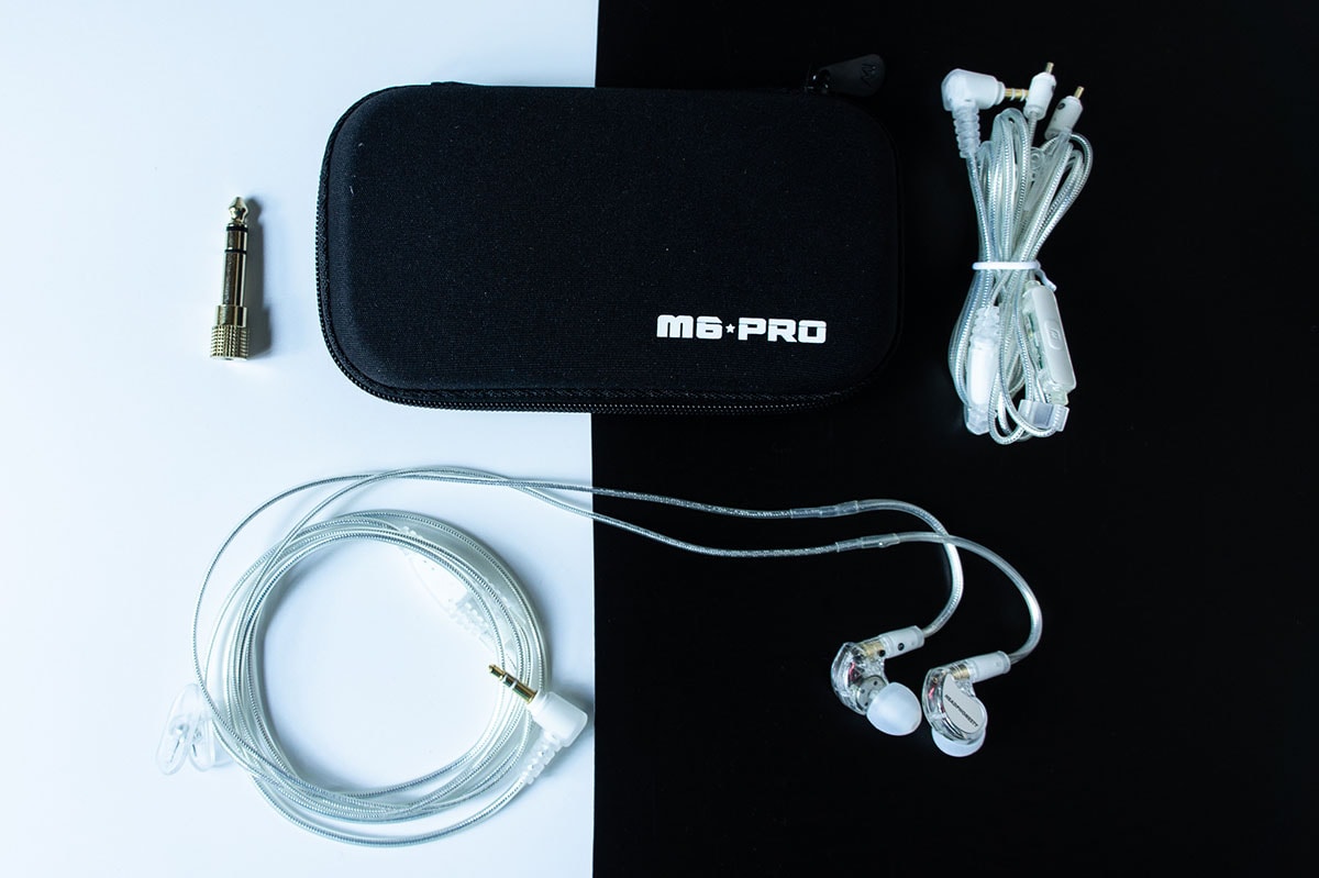 MEE audio M6 PRO In Ear Monitor Headphones for Musicians, 2nd Gen Model  With Upgraded Sound, Memory Wire Earhooks & Replaceable Cables, Noise