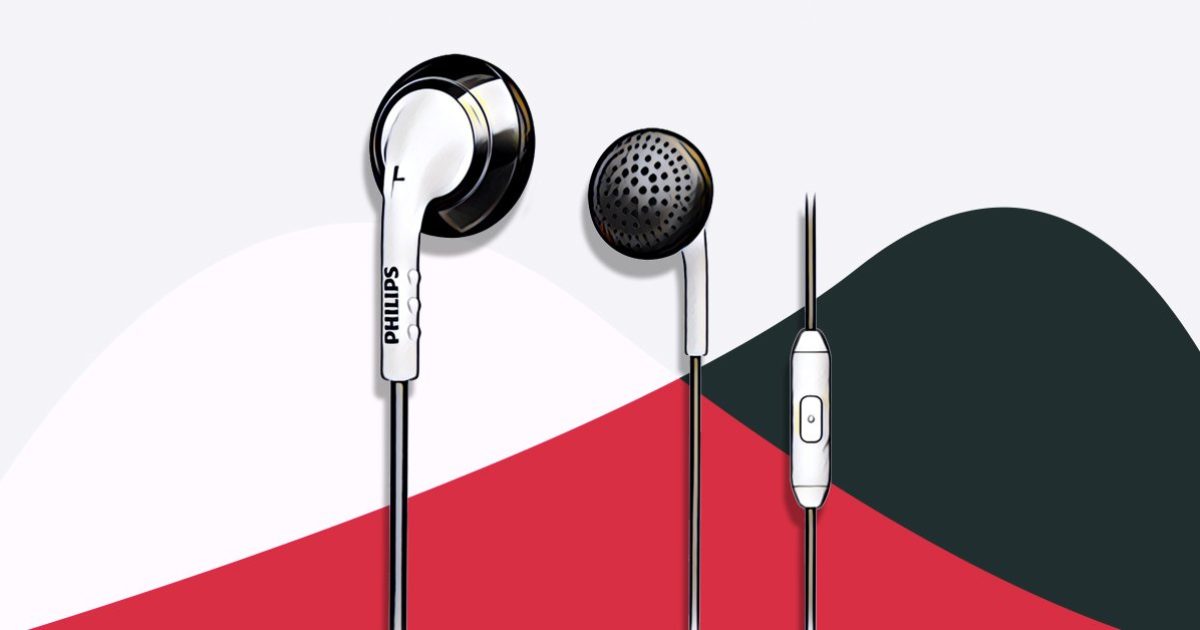 earbud and microphone headset