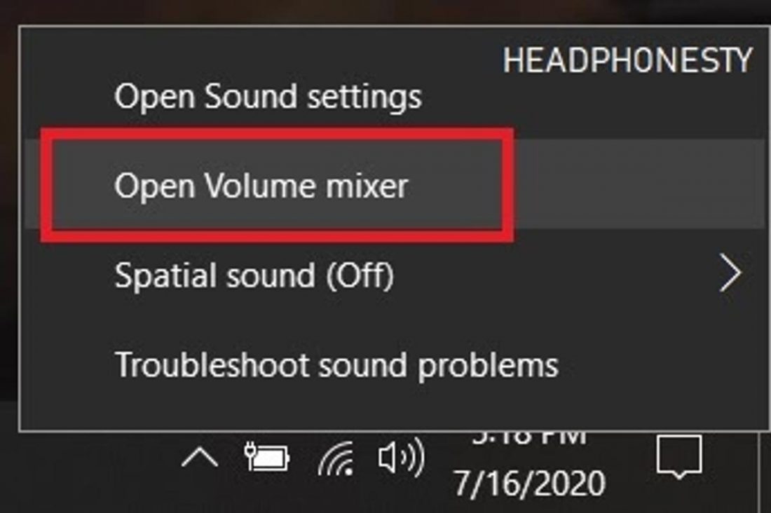 some aplications are missing in volumemixer