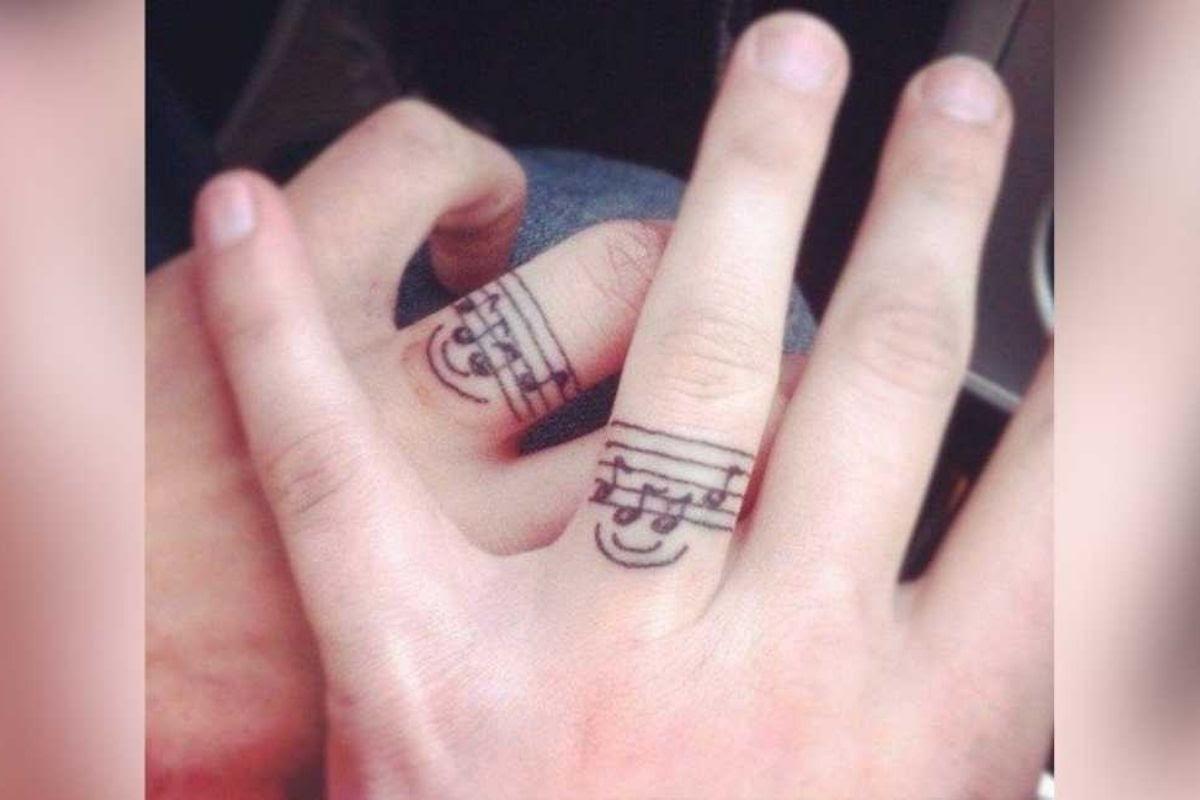 Music is my life. Musical notes tattoo on fingers done at xpose tattoos  jaipur