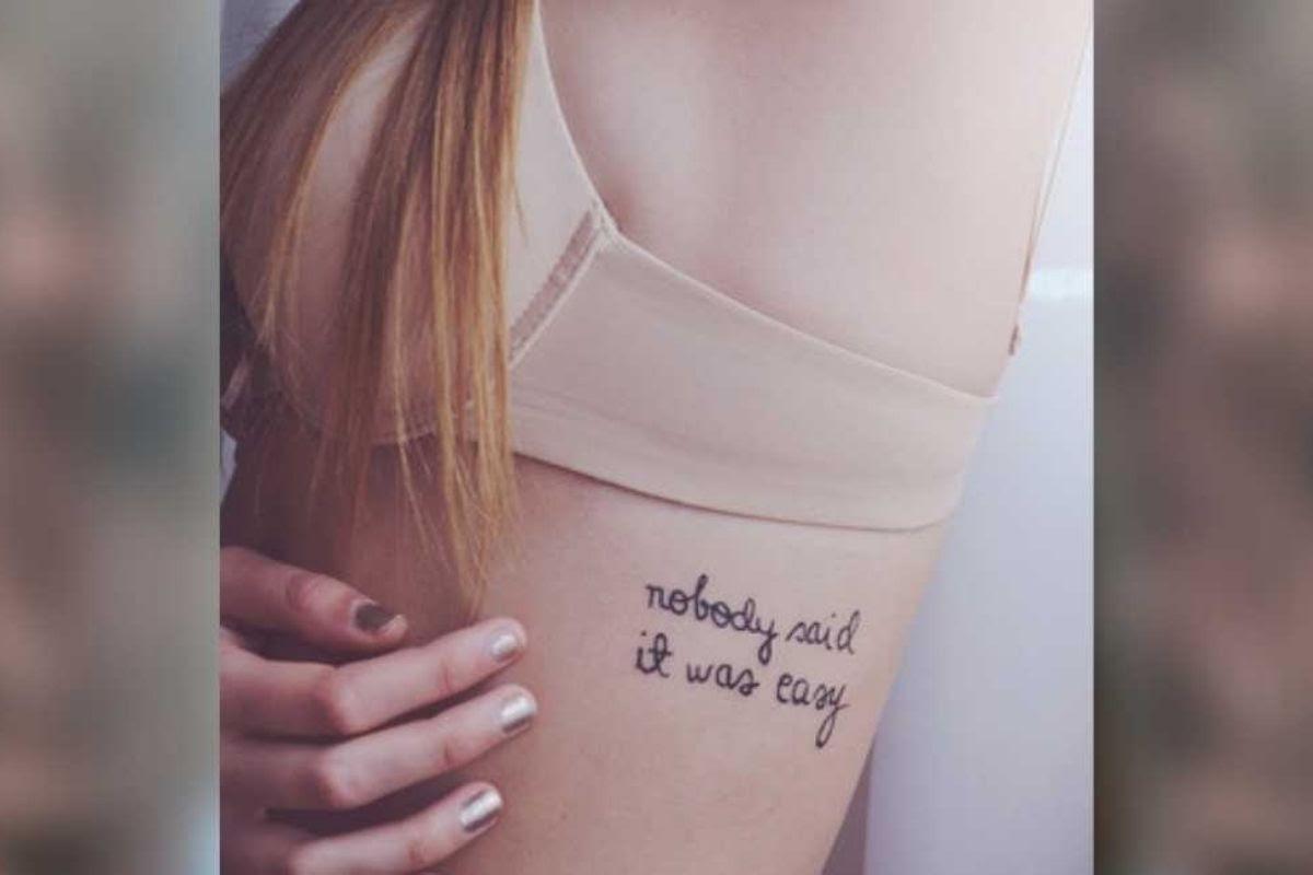 Has anyone ever had song lyrics tattooed on themselves? If so, which, why  and have you regretted it? - Quora
