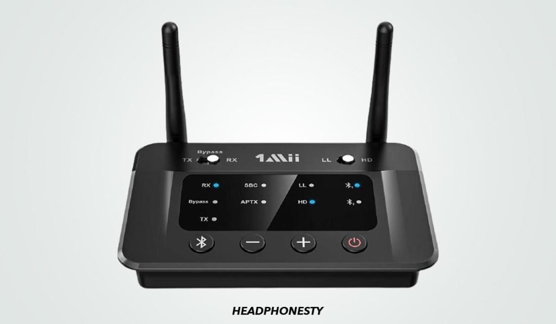 1Mii Transmisor Receptor Bluetooth 5.3 TV, Adaptador Bluetooth