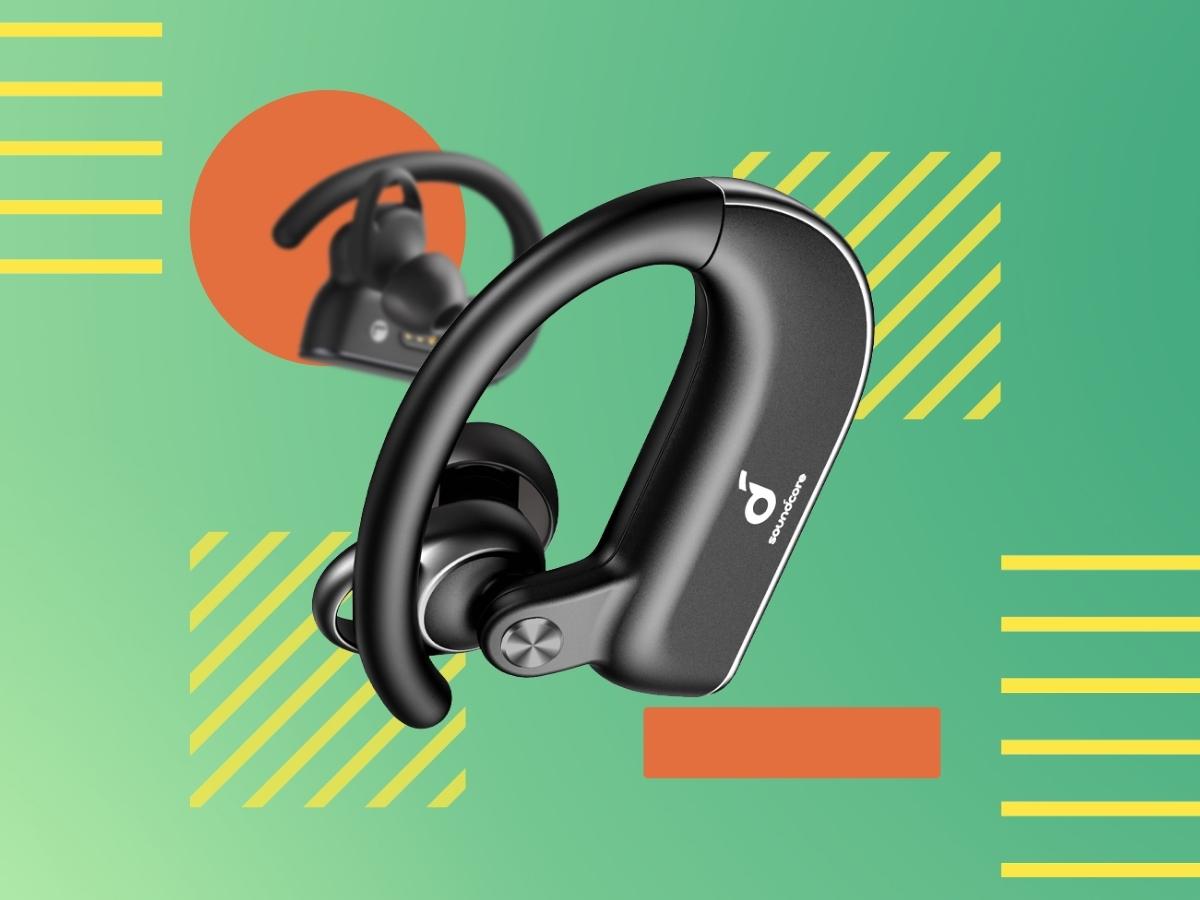 Hoop Earrings With Natural Freshwater Pearl Bluetooth Headphones  Earphones