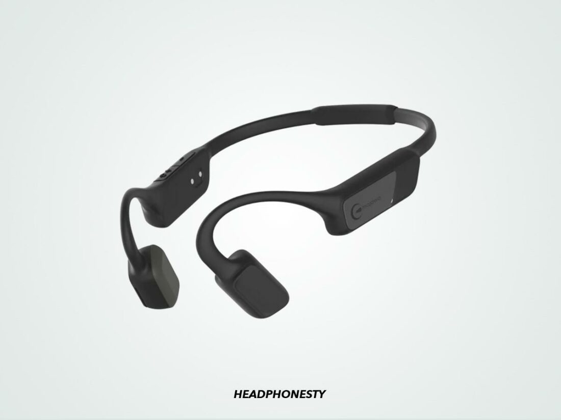 PURERINA Bone Conduction Headphones Open Ear Headphones Bluetooth 5.2  Sports Wireless Earphones with Built-in Mic, Sweat Resistant Headset for