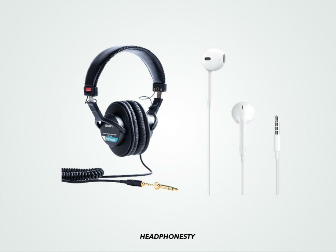 types of headphones buds