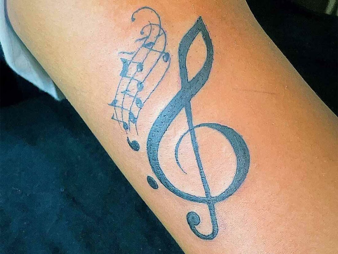 Cute and Unique Music Tattoo Designs