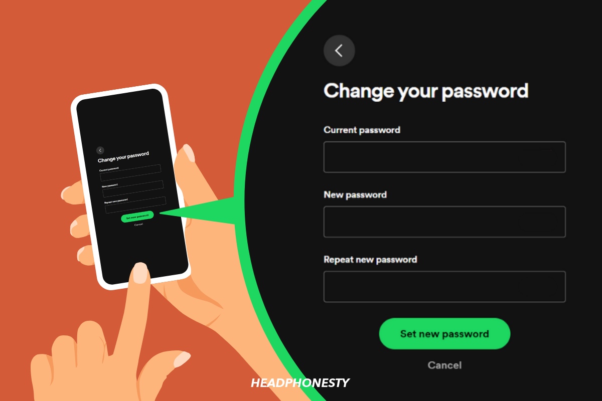 How to reset or change a Spotify password