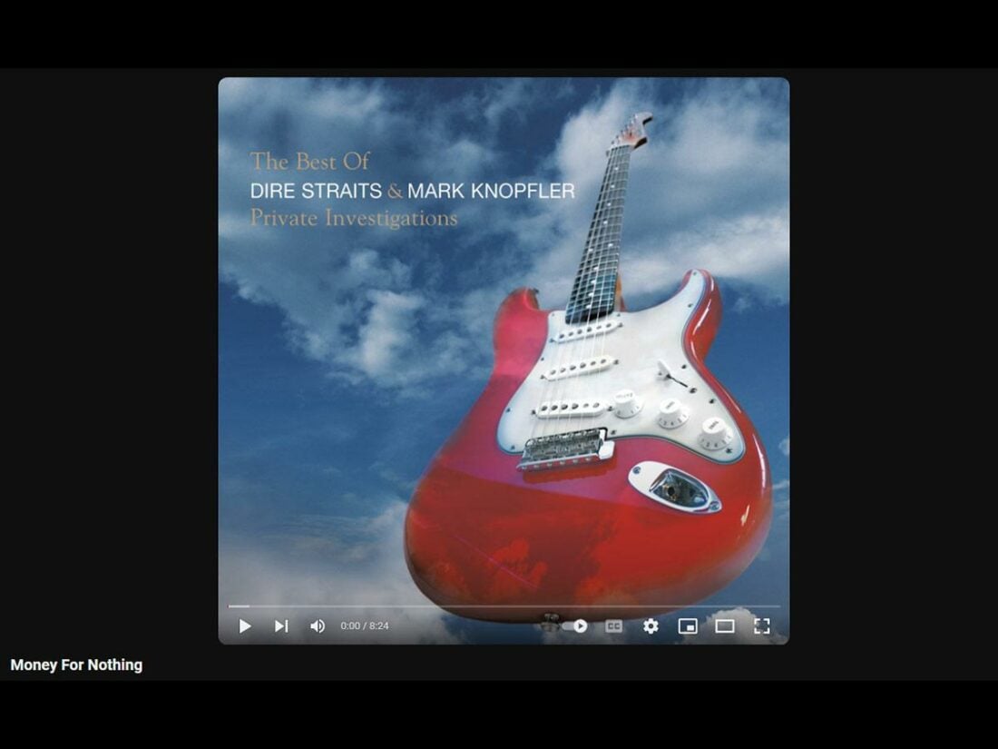 Money for Nothing - Dire Straits (Brothers in Arms) [From: Youtube]