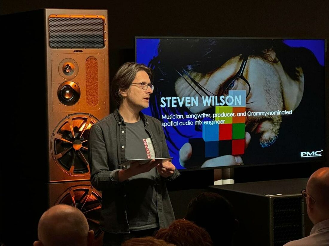 Steven Wilson is one of the most known personalities that aims to prove the benefits of Dolby Atmos. (From: PMC)