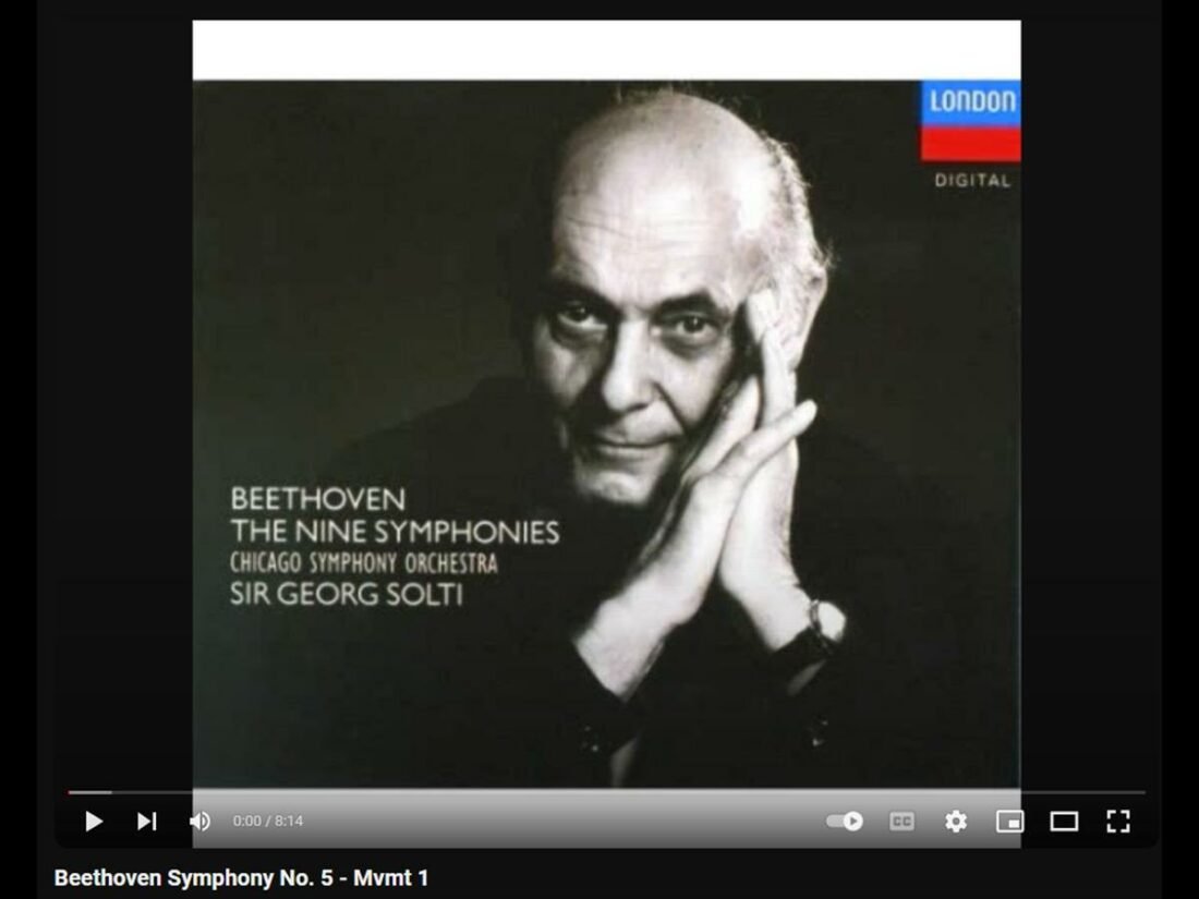 Symphony No. 5, 1st Movement - Ludwig van Beethoven (Various recordings) [From: Youtube]