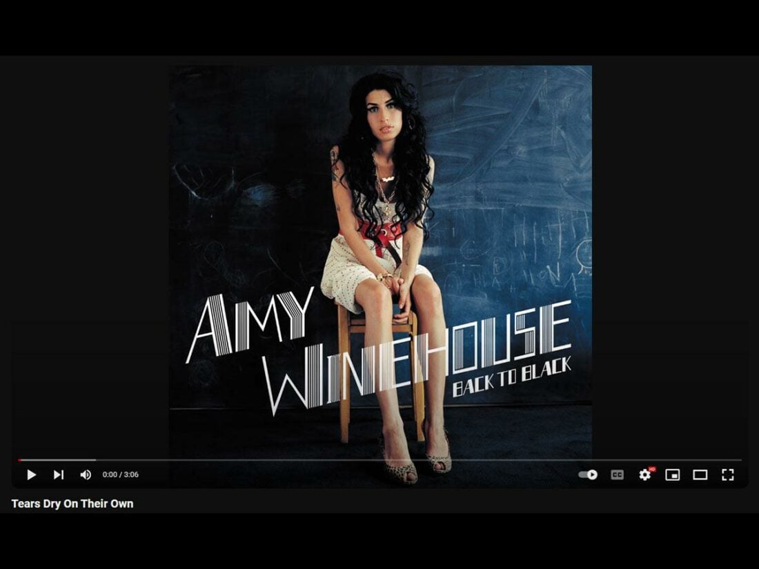 Tears Dry on Their Own - Amy Winehouse (Back to Black) [From: Youtube]